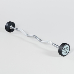 Набор изогнутых полиуретановых штанг LEVEL (шаг 5 кг, 5 шт) PROFI-FIT 10-30 кг