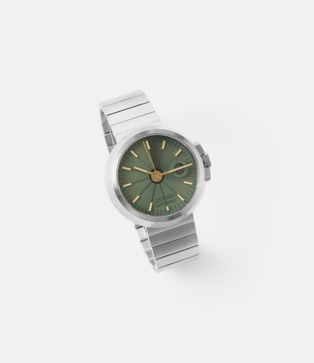 22studio Concrete Watch Automatic 45mm Sport Edition Pine Green 🔥 часы с  циферблатом из бетона (45 мм)