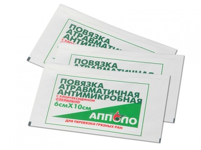 Повязка антимикробная ПАХГ Апполо 6х10