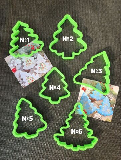 "Елка" Вырубка для пряника, печенья, мастики, 1 шт