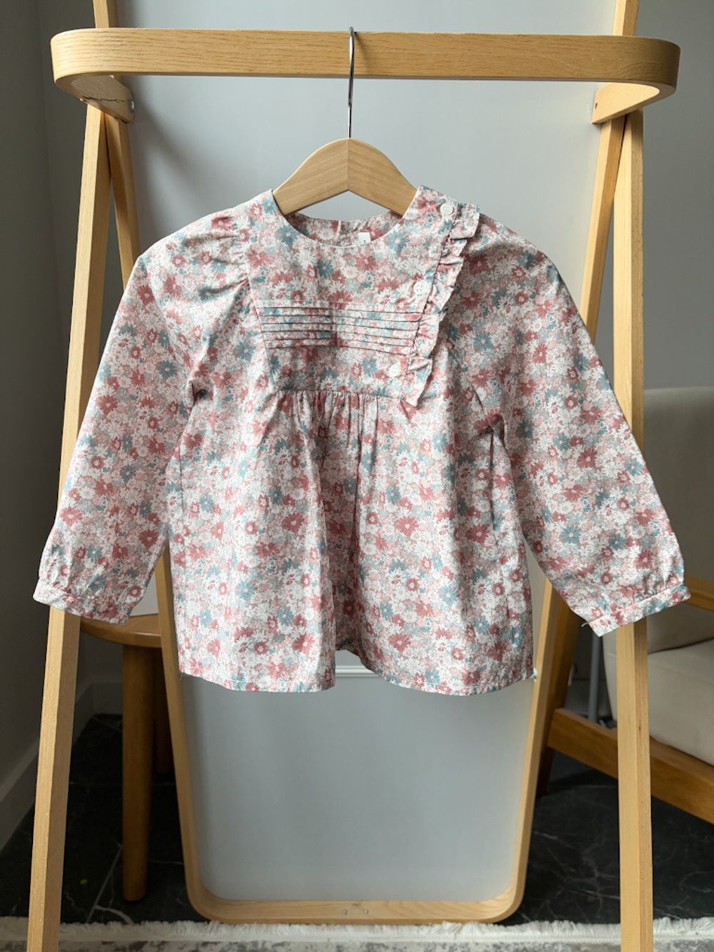 Хлопковая блузка Bonpoint, 98