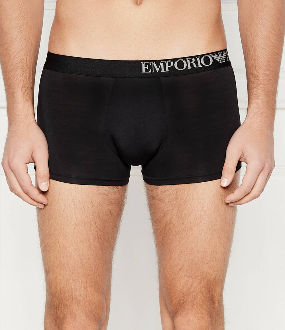 Трусики-боксеры 2шт. Emporio Armani - черный(111210 4R733)