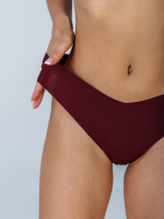 Стринги бесшовные цвет Бордовый, размер S