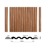 Декоративная панель Hi Wood LV140 цвет BR495