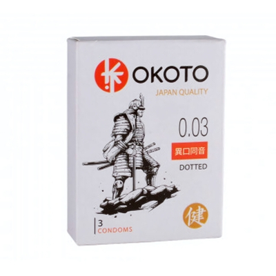 Презервативы OKOTO DOTTED, №3 (Цвет: прозрачный)