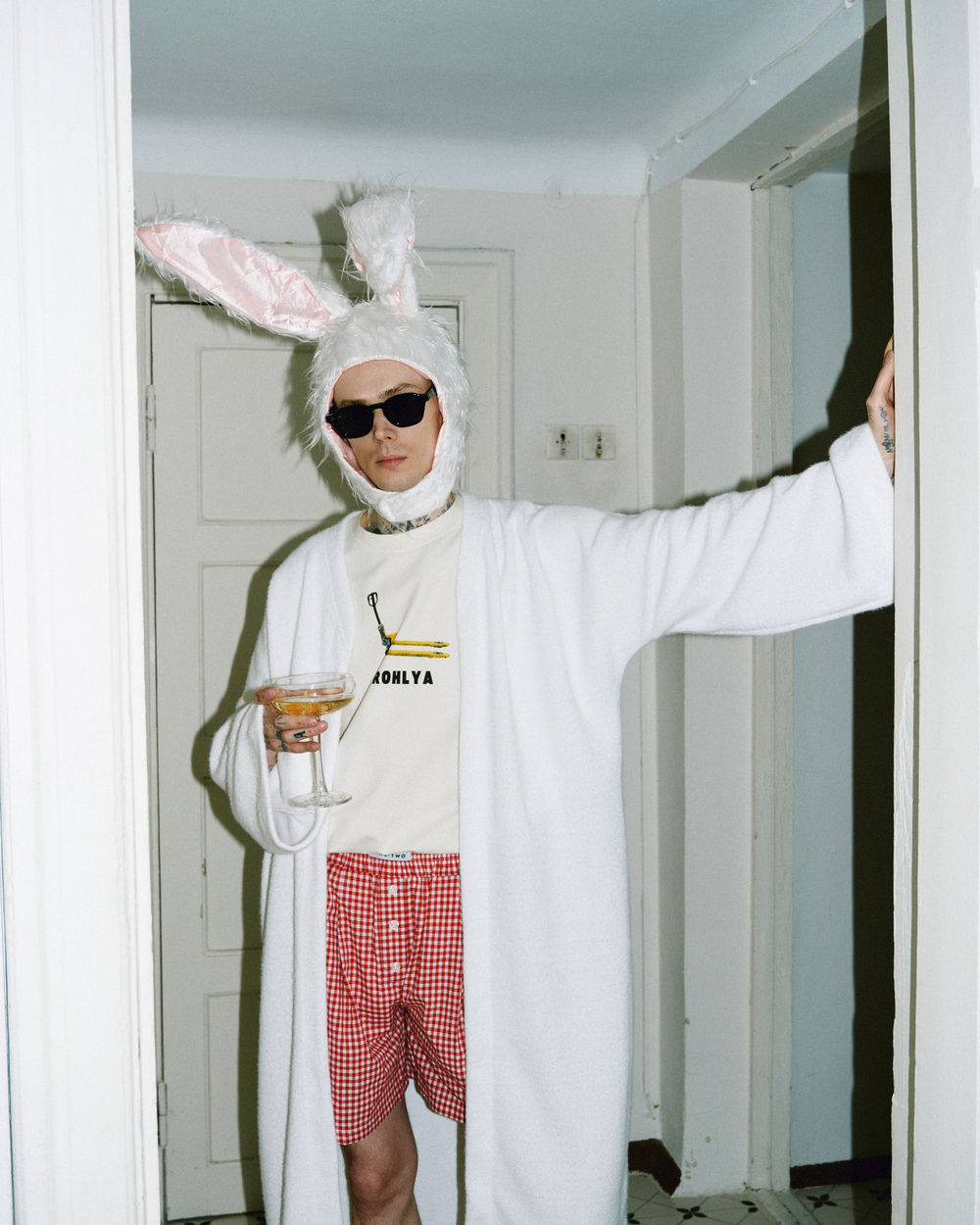 Long Cardigan Robe White