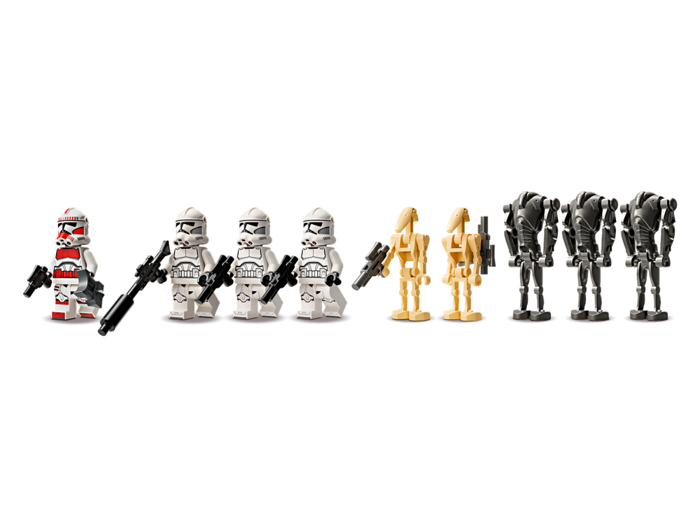 Конструктор LEGO Star Wars 75372 лего — боевой набор солдат-клонов и дроидов, 7+