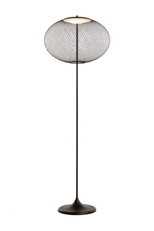 Торшер NR2 MOOOI ст.волокно/эпокс.смола/black 560х560х1640h