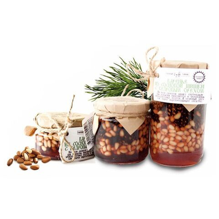 Варенье из сосновой шишки с кедровым орехом, Таежный тайник, 240 гр