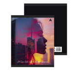 Тетрадь 48л., А5, линия, Alingar "City Style", скрепка, мелованый картон ( стандарт), блок офсет, 5 дизайнов в пленке т/у