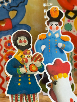 Макет "Дымковская игрушка"