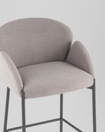 Стул полубарный Melia серый