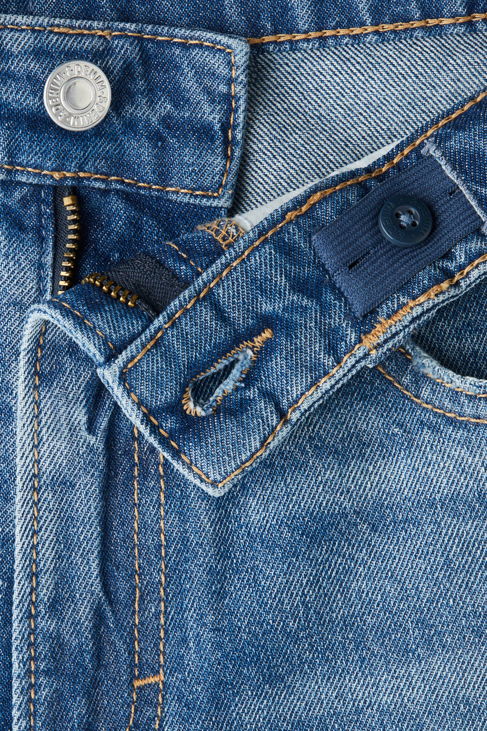 H&M Джинсы Baggy Fit, синий