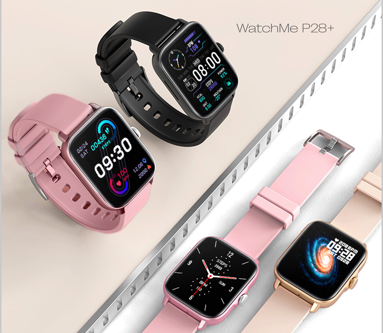 Watchme P28 SPORT для Android в 2024 г, смарт часы с функцией ответа на звонок