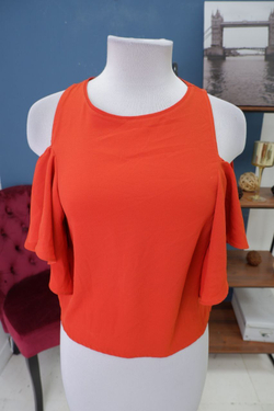 Майка Zara с красивыми рукавами 44 размер