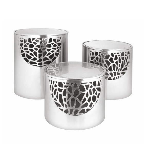 Подставка фуршетная стойка d 19 см h15,5 см круглая перфорация нерж. P.L. Hotelware