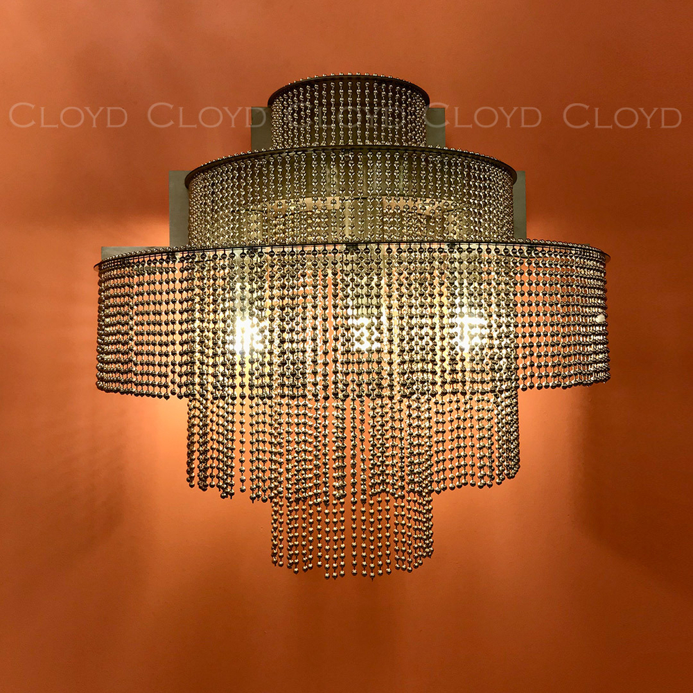 Бра Cloyd ONASSIS W3 / выс. 27 см - хром (арт.20371)