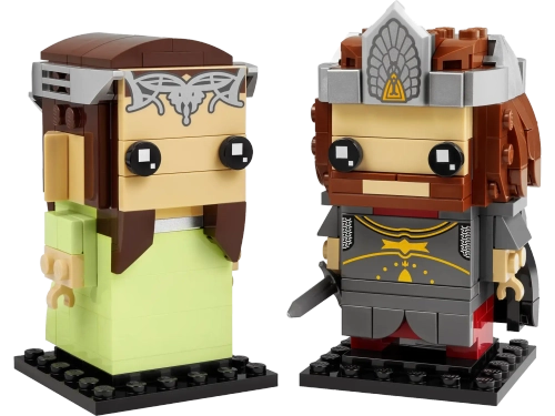 Конструктор LEGO BrickHeadz 40632 Властелин колец: Арагорн и Арвен
