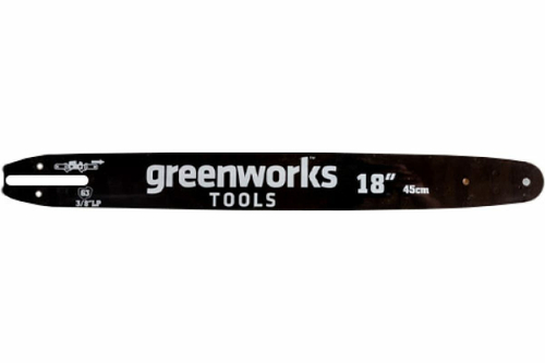 Шина для цепной пилы GREENWORKS 29777 46 см