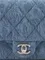 Джинсовая мини-сумка Chanel Camellia