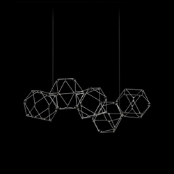 Люстра Lucciola 5A chrome