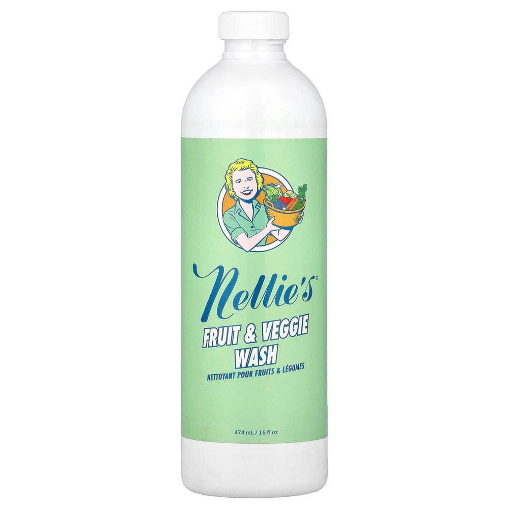 Nellie's, Средство для мытья фруктов и овощей, 474 мл (16 жидк. Унций)