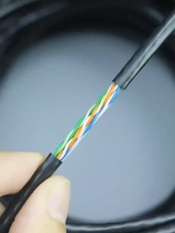 Витая пара кабель уличный, кабель витая пара, 35м, CCA, 4pr, 8 жил