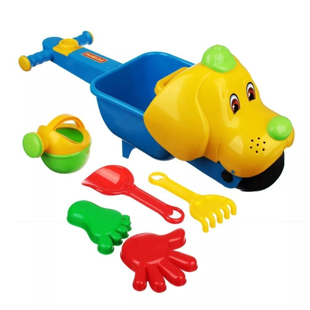 Игровой набор Полесье, 65 см, с тачкой, пластик, 6-7 шт, 430-111, в асс