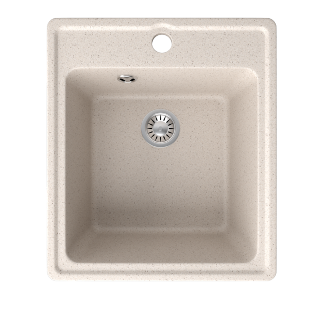 Мойка ML-GMS18 СТАНДАРТ прямоугольная, бежевый (328), 410*470*190мм
