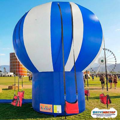 Качель из ПВХ «Облачный прыжок», 8,3×8,3×7,5 м