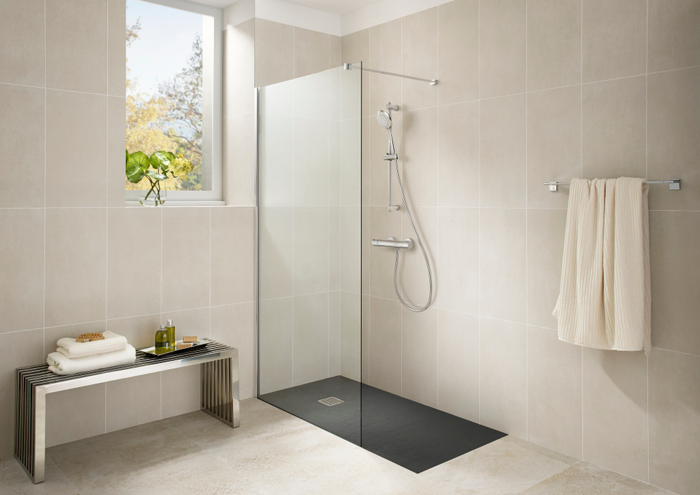 Душевой поддон Roca Terran 1200x900 черный, с сифоном и решеткой, AP1014B038401400