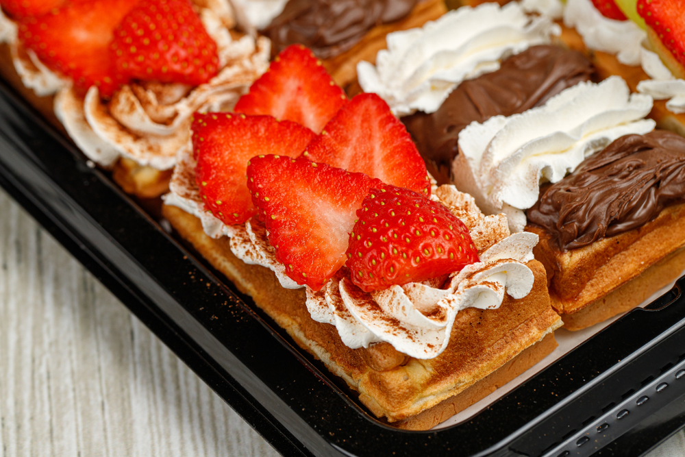 Платтер Бельгийские вафли десертные 10 штук