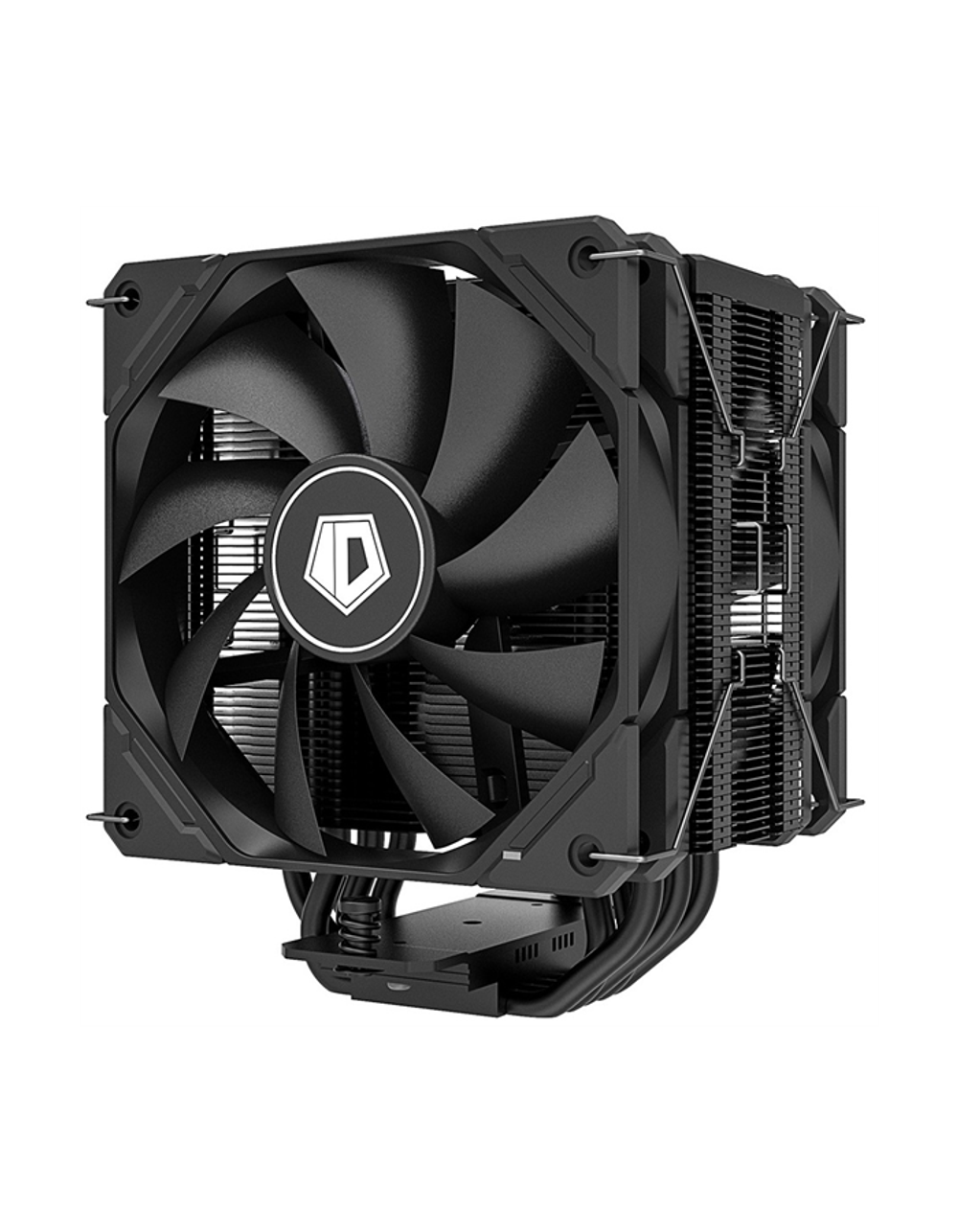 Кулер для процессора ID-COOLING SE-225-XT BLACK V2 LGA20XX/1700/1200/115X/AM5/AM4 (10шт/кор, TDP 220W, PWM, 5 тепл.трубок прямого контакта, DUAL FAN 120mm, черный) RET