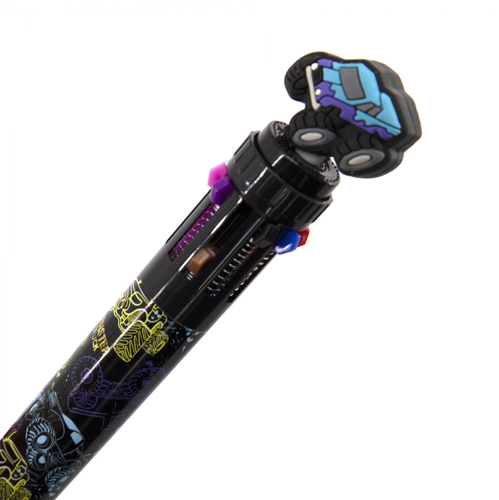 Ручка шариковая Alingar "Робо микс", автомат, 10 цветов, 0,5 мм, круглый, цветной, пластиковый корпус, картонная упаковка