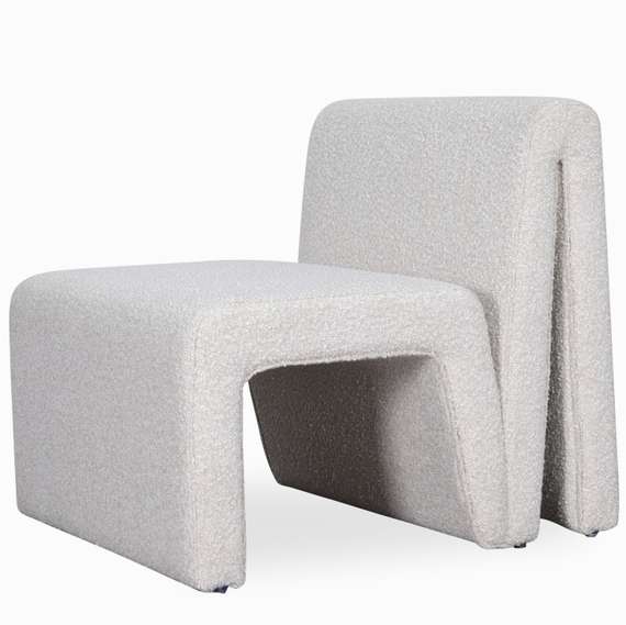 Лаунж-кресло Velle, белое букле