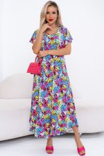 Платье Магия лета (розовый/желтый) Р11-867/20 Nikol (Акция)