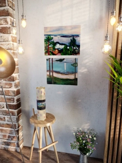 Картины-наклейки на стену для декора интерьерные №128