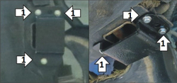 Защита Сайлент-блоков. 4 мм, Сталь. для Renault Duster 2015-2020, Renault Duster 2012-2015, Renault Duster 2021-2022 MOTODOR.151701