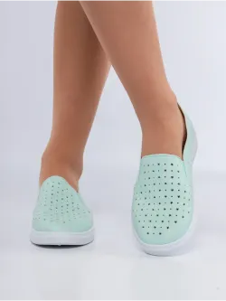 Мокасины летние с перфорацией