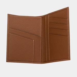 Обложка на паспорт и для автодокументов кожаные Paris Easy цвета карамель