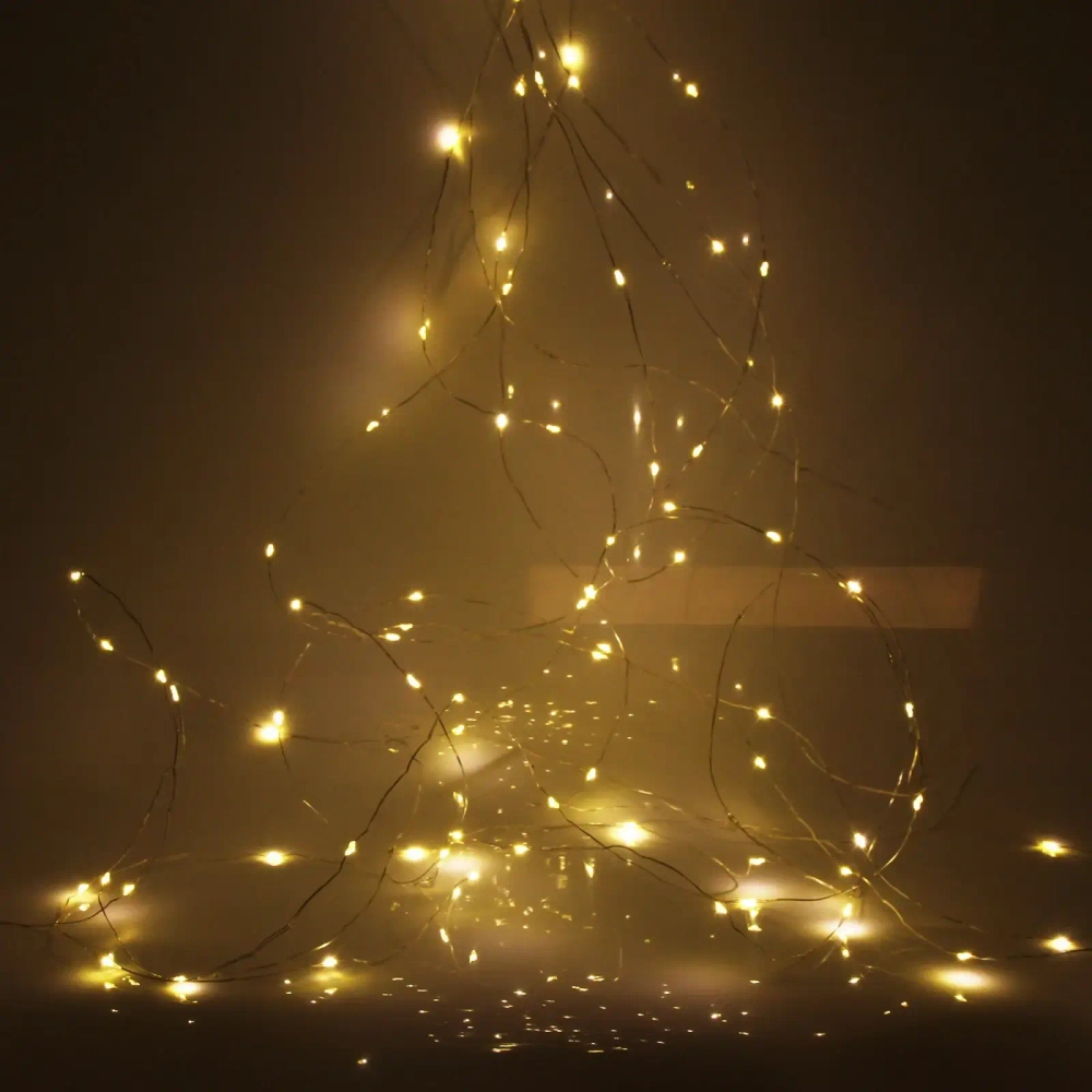 Гирлянда для дома «Волшебный хвост» 2,0 м, 8 нитей, 160 ламп, IP-40, Теплый белый (постоянное свечение)