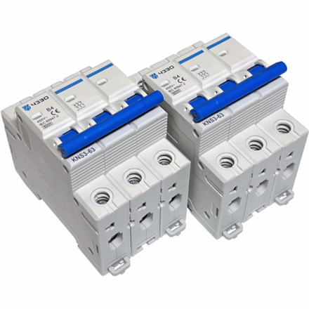 Модульный автоматический выключатель KNS3-63-AC-3P-B4