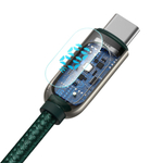 Type-C Кабель Baseus Display Fast Charging Data Cable Type-C to Type-C 100W - Green