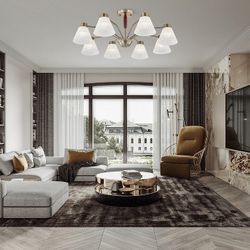 Люстра на штанге Arte Milano Napoli-6350 336350/8 AB