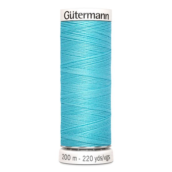 Нитки универсальные Gutermann Sew-all 100 (200 метров), 5 кат. | 028 бирюзово-голубой
