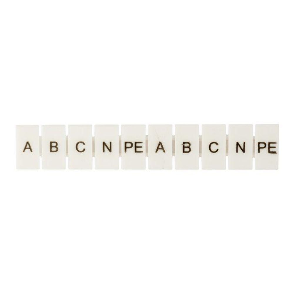 Маркеры для JXB-ST 1.5 с символами &quot;A. B. C. N. PE&quot; (уп.100шт) PROxima EKF zb-st-1.5-A-PE