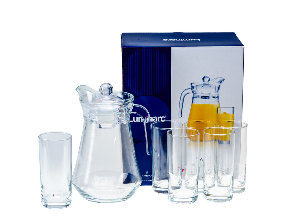 Набор для питья стеклянный "Beverage" 7 приборов