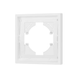 Рамка пластиковая FRM-TENDO-PL-1-WH (Arlight, Белый) 053835