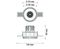 Встраиваемый светодиодный светильник Italline IT08-8021 white 4000K