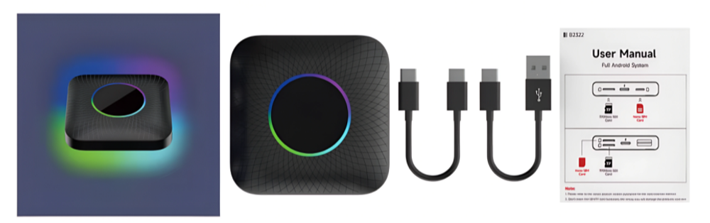 Мультимедиа навигационный блок для автомобилей со штатным USB CarPlay - Parafar PFBoxT3 Android 13, ТОП Процессор, 8Гб-128Гб, 4G SIM-слот